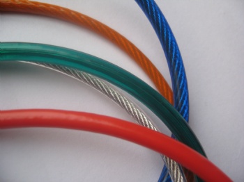 PVC/PE coated galvanized steel wire cable